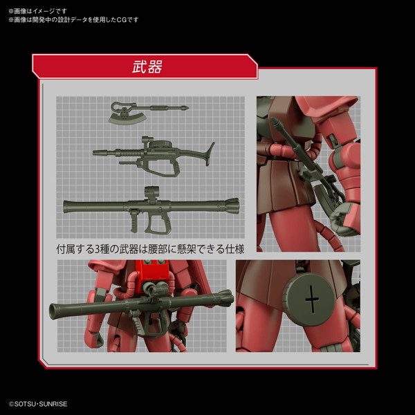 HGUC 1/144 234 シャア専用ザク II
