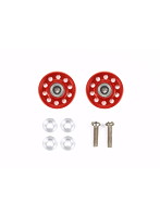 軽量 13mm オールアルミベアリングローラー （レッド）
