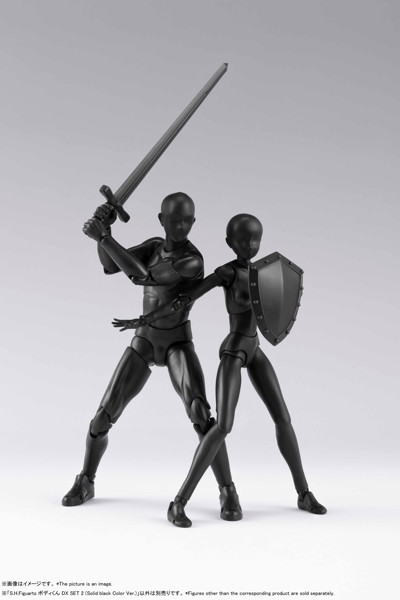 S.H.Figuarts ボディくん DX SET 2 （Solid black Color Ver.）