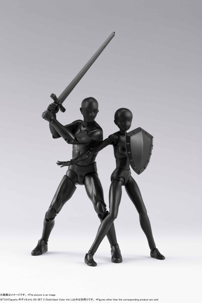 S.H.Figuarts ボディちゃん DX SET 2 （Solid black Color Ver.）