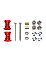 軽量2段アルミローラーセット （9-8mm） レッド