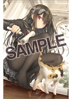013 かわく くろタイツWIDE タペストリーコレクション