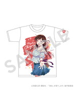 彼女、お借りします デートビジュアル フルグラフィックTシャツ（千鶴）