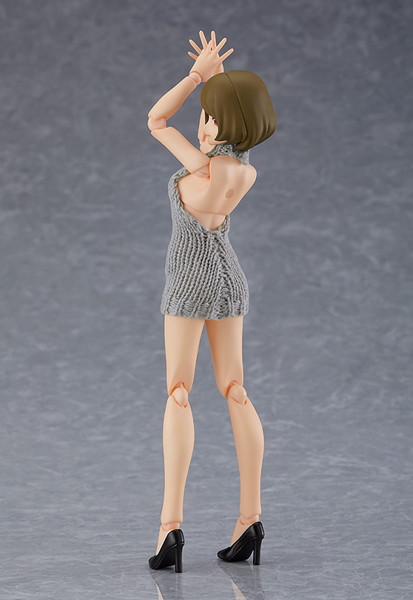 figma figma Styles 女性body（チアキ） with バックレスセーターコーデ