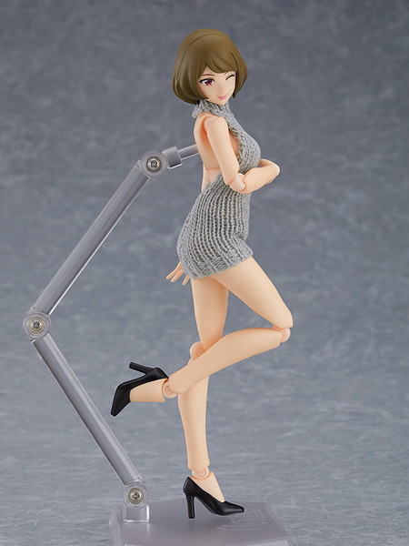 figma figma Styles 女性body（チアキ） with バックレスセーターコーデ