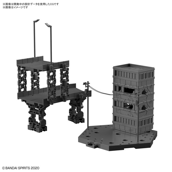 【2月再生産分】カスタマイズシーンベース （市街地Ver.）