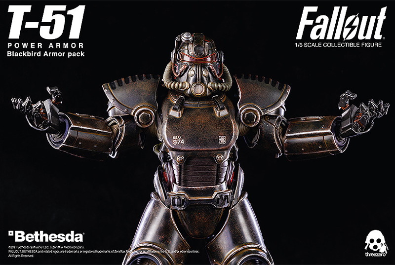 Fallout 1/6 T-51 Blackbird Armor Pack （1/6 T-51 ブラックバード・アーマー・パック）