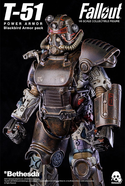 Fallout 1/6 T-51 Blackbird Armor Pack （1/6 T-51 ブラックバード・アーマー・パック）