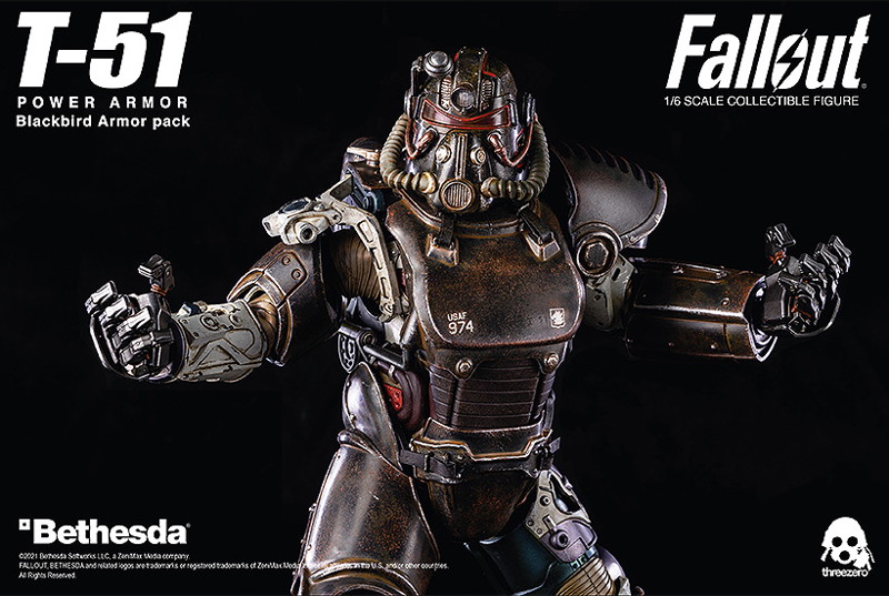 Fallout 1/6 T-51 Blackbird Armor Pack （1/6 T-51 ブラックバード・アーマー・パック）