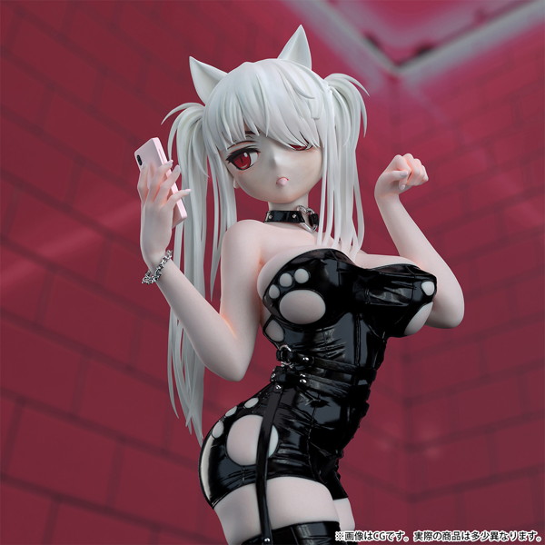 限定500個 Bfullオリジナル「自撮り猫耳少女」1/6スケールフィギュア 塗装済み完成品