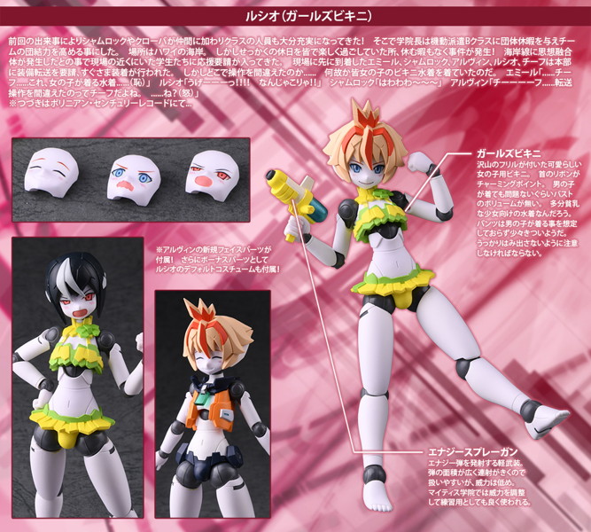 ロボット新人類ポリニアン ダイバディプロダクション ポリニアン ルシオ（ガールズビキニ）