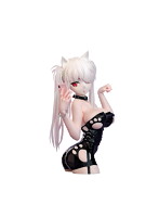 限定500個 Bfullオリジナル「自撮り猫耳少女」フットレスver. 1/4スケールフィギュア 塗装済み完成品