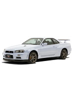 ニッサン R34スカイライン GT-R（ホワイト）