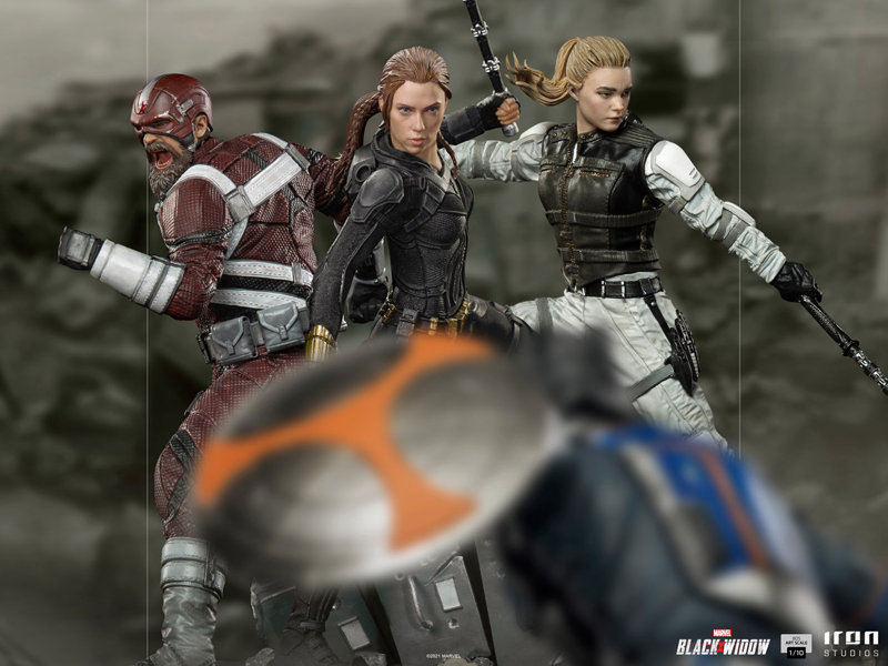『マーベル』【アイアン・スタジオ スタチュー】「バトルジオラマ・シリーズ」1/10スケール ブラック・...