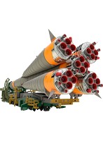 【再販】MODEROID 1/150プラスチックモデル ソユーズロケット+搬送列車