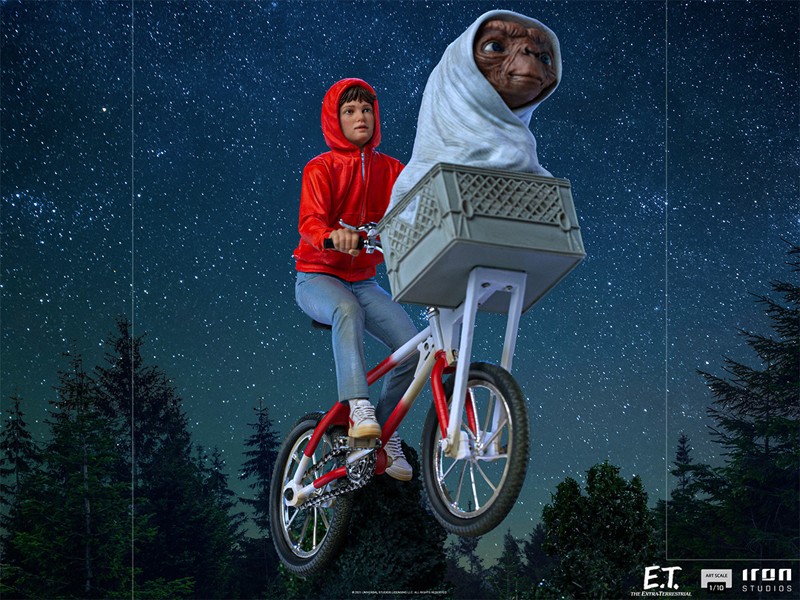 『E.T.』【アイアン・スタジオ スタチュー】「アートスケール」1/10スケール E.T.＆エリオット