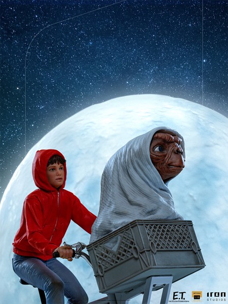 『E.T.』【アイアン・スタジオ スタチュー】「デラックス・アートスケール」1/10スケール E.T.＆エリオット