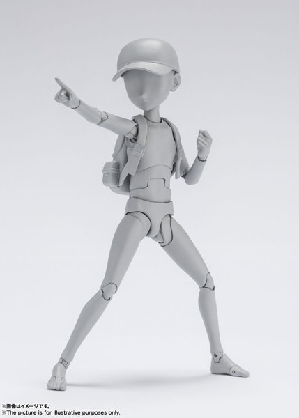 S.H.Figuarts ボディくん-杉森建- Edition DX SET （Gray Color Ver.）