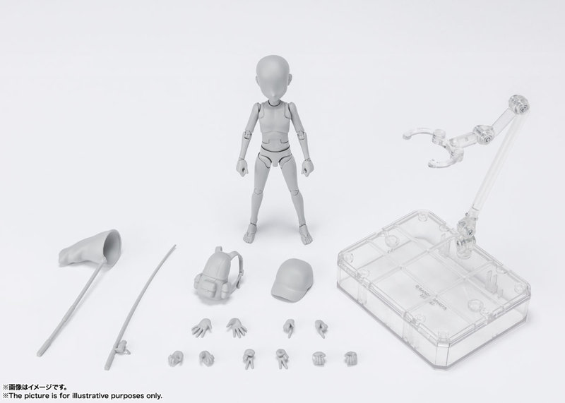 S.H.Figuarts ボディくん-杉森建- Edition DX SET （Gray Color Ver.）