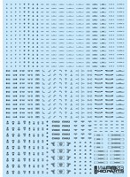 1/144 RB03 コーションデカール ワンカラーダークグレー(1枚入)