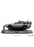 『バック・トゥ・ザ・フューチャー PART2』【アイアン・スタジオ スタチュー】「アートスケール」1/10スケール デロリアン・タイムマシン