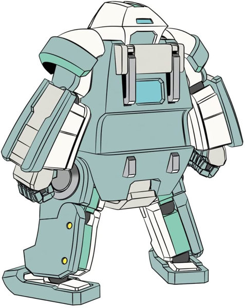 メカトロチャンク No.02 ‘グレイッシュミント’＋サポートガール