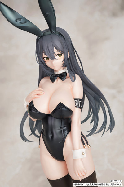 【ポイント還元中】「黒バニー後輩ちゃん（素顔ver.）」illustrated by イコモチ 1/7スケール 塗装済み...