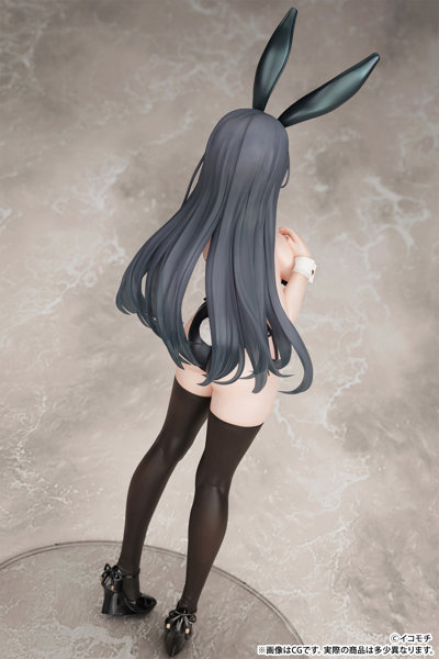 【ポイント還元中】「黒バニー後輩ちゃん（素顔ver.）」illustrated by イコモチ 1/7スケール 塗装済み...