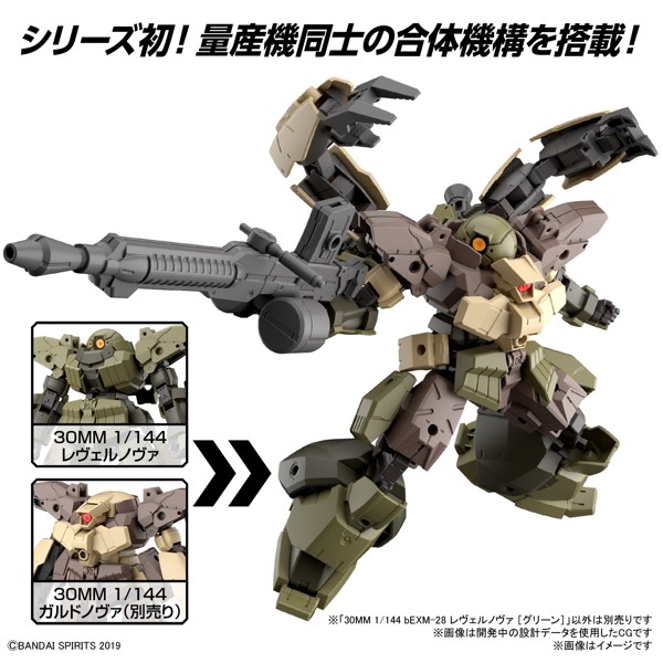 30MM 1/144 bEXM-28 レヴェルノヴァ ［グリーン］
