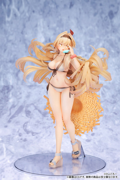 【10%ポイント還元中】「アムネロ」水着ver. illustrated by ひょころー 1/6スケール 塗装済み完成品フィギュア
