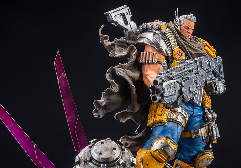 MARVEL UNIVERSE ケーブル FINE ART STATUE シグネチャーシリーズ Feat. Kucharek Brothers