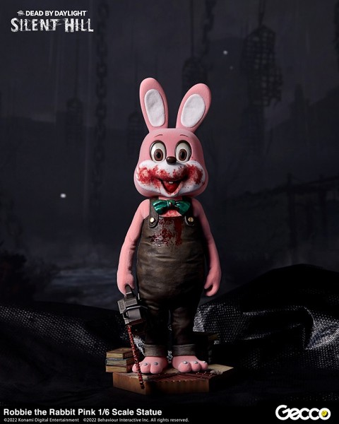 Gecco（ゲッコウ） SILENT HILL x Dead by Daylight ロビー・ザ・ラビット ピンク スタチュー