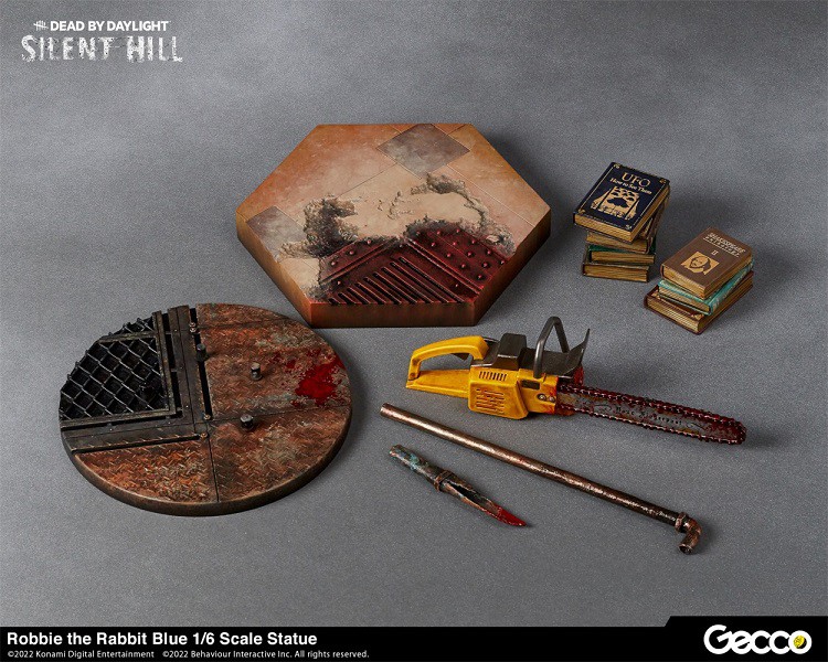 Gecco（ゲッコウ） SILENT HILL x Dead by Daylight ロビー・ザ・ラビット アオ スタチュー