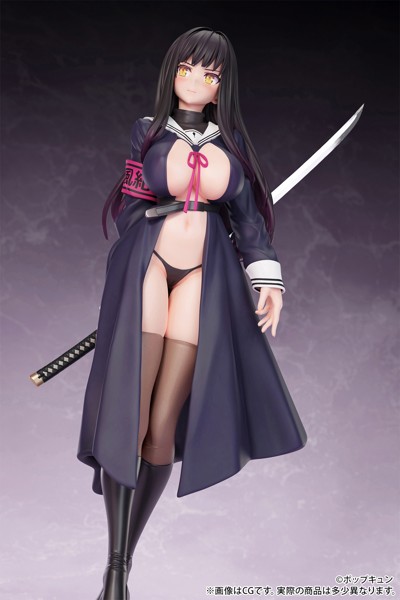 【10%ポイント還元中】「恥・即・斬 風紀委員長」illustrated by ポップキュン 1/6スケール 塗装済み完成品フィギュア