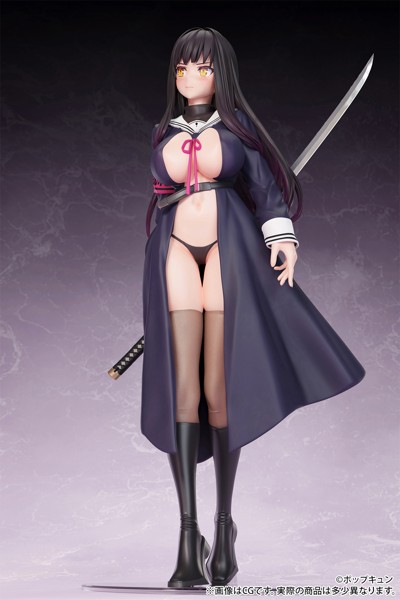 【10%ポイント還元中】「恥・即・斬 風紀委員長」illustrated by ポップキュン 1/6スケール 塗装済み完成品フィギュア