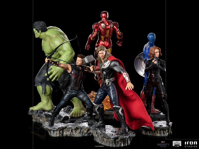 『マーベル』【アイアン・スタジオ スタチュー】「バトルジオラマ・シリーズ」1/10スケール ハルク（バ...