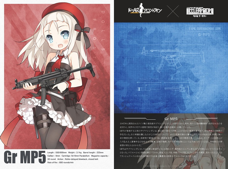 リトルアーモリー［LADF20］ドールズフロントライン Gr MP5タイプ