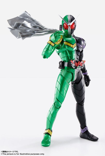 S.H.Figuarts（真骨彫製法） 仮面ライダーW サイクロンジョーカー 風都探偵アニメ化記念