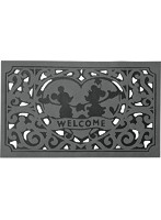 Disney ディズニー 玄関マット（ハート） グレー C3024136