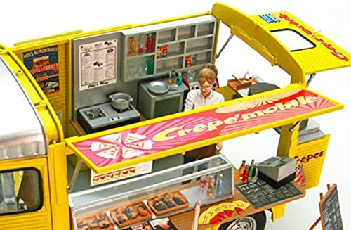 1/24 CITROEN H Crepe mobile with figure 1/24 CITROEN H Crepe mobile with figure