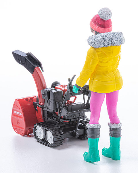 PLAMAX MF-62 minimum factory みのり with ホンダ小型除雪機 HSS1170n（JX）