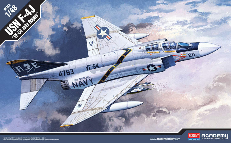 1/48 アメリカ海軍 F-4J ファントムIIVF-84 ジョリーロジャース