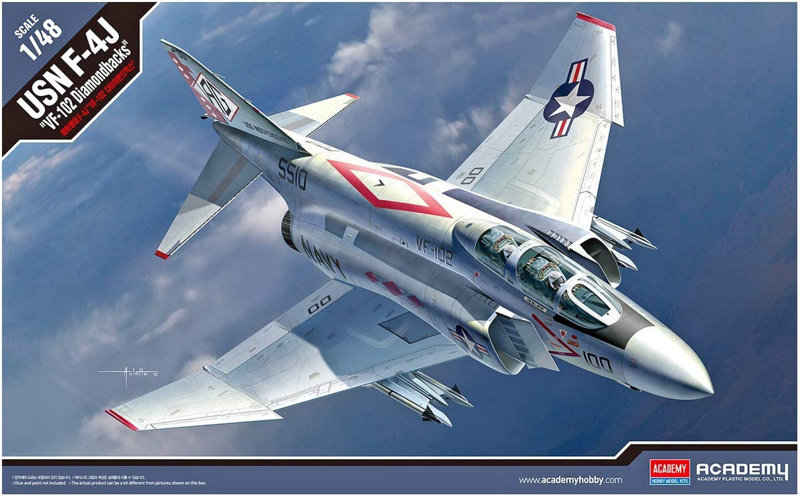 1/48 アメリカ海軍 F-4J ファントムII VF-102 ダイヤモンドバックス