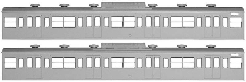 18504 国鉄（JR）103系＜低運・非ユニット窓・冷改車＞ 増結用サハ2両ボディキット