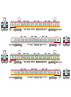 32444 鉄道コレクション さよなら3社直通列車東武鉄道6050系会津田島発新栃木行 4両セット
