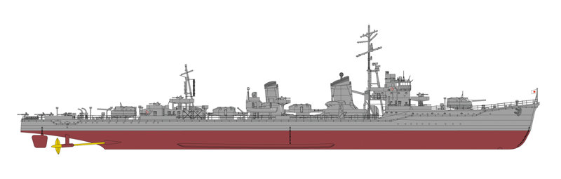 日本海軍 甲型駆逐艦 浜風‘天一号作戦 スーパーディテール’