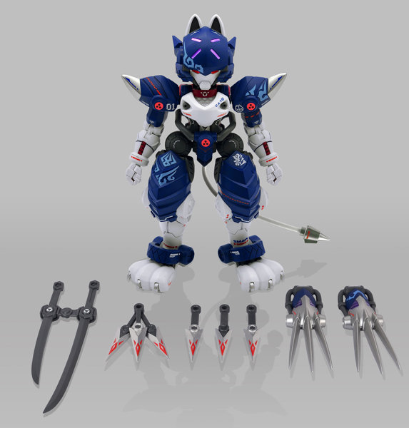 1/60 超高機動装甲・猫忍者 C.A.T-01 影