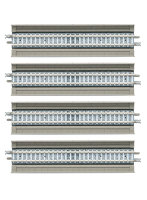 1821 高架橋付PCレールHS140-PC（F）（4本セット）