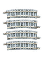 1863 カーブPCレール C243-15-PC（F）（4本セット）
