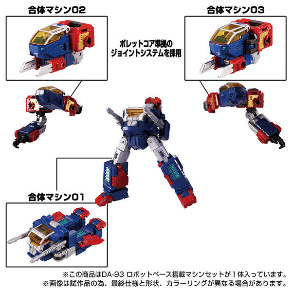 DA-93 ロボットベース搭載マシンセット